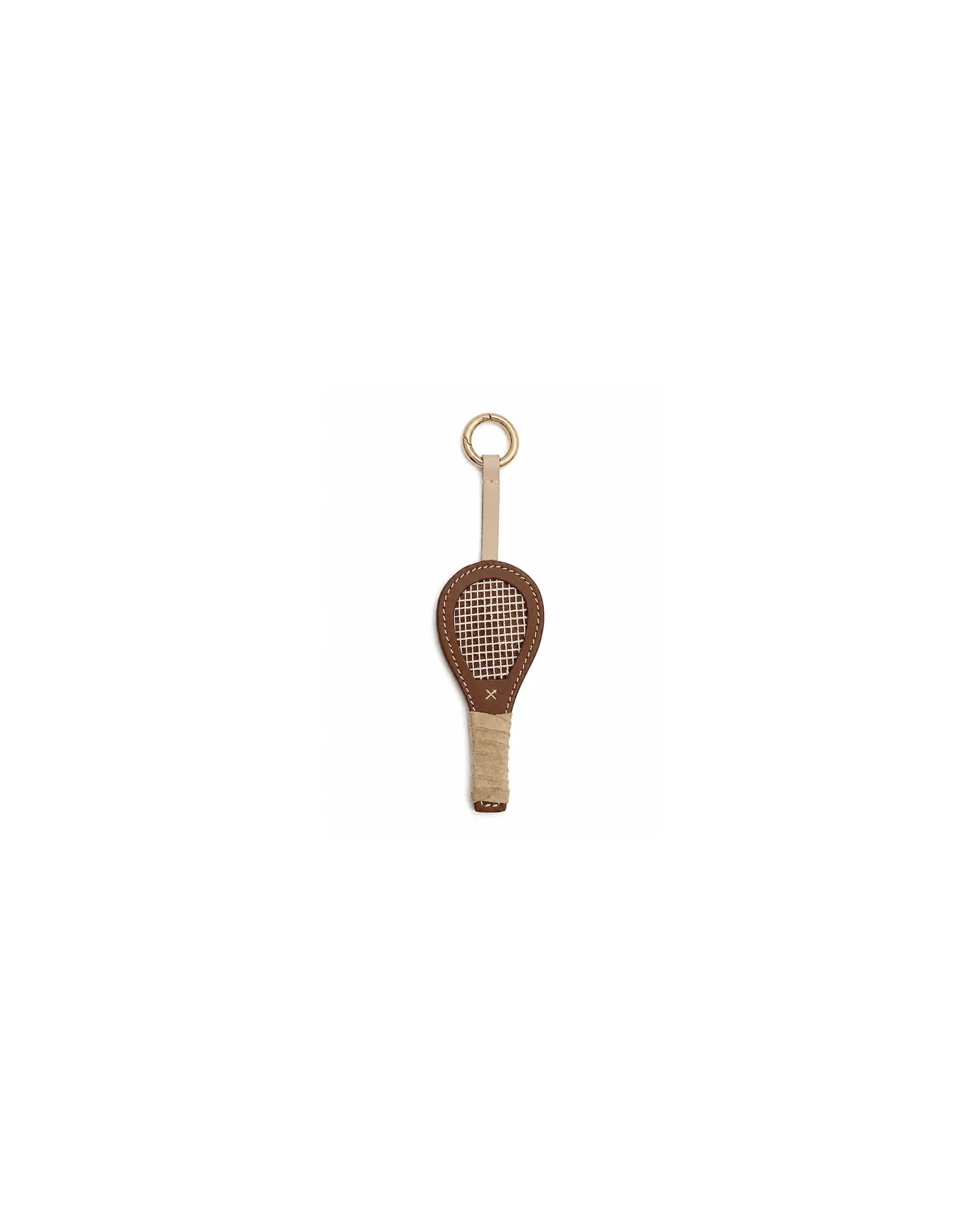 SURARQUÍA Charm Raqueta Charm Raqueta Costa – Llavero artesanal piel | SURARQUÍA