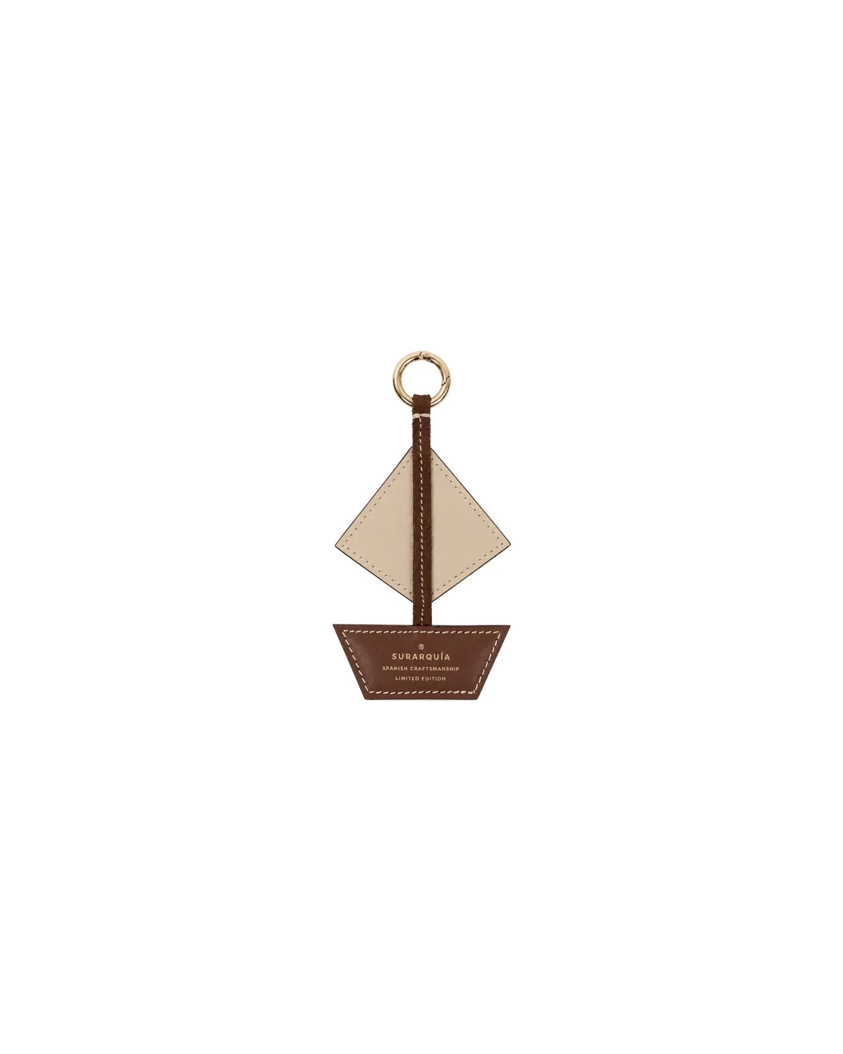 SURARQUÍA Charm Velero Charm Velero Costa – Llavero artesanal piel | SURARQUÍA